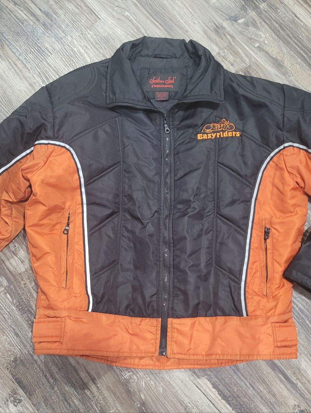 Rare Vintage Southern Steel motorcycle jacket Men's XL. EXC